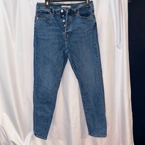 Levi’s wedge straight jeans